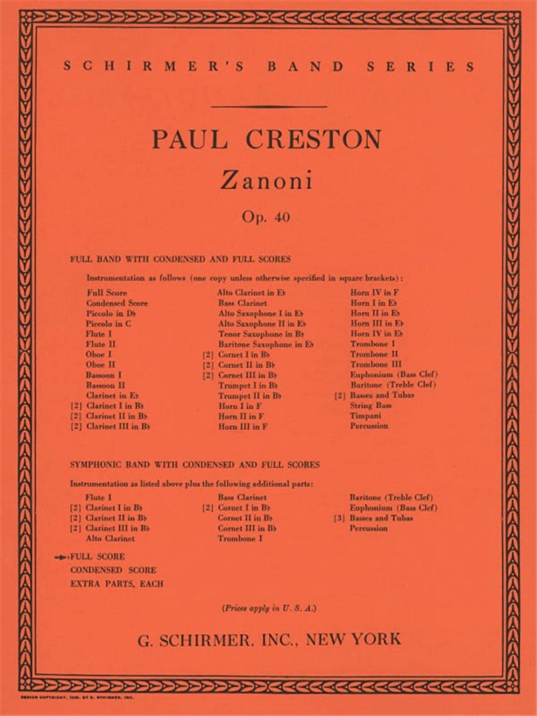 Zanoni Op40